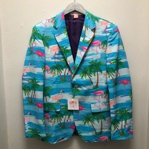 OPPOSUITS FLAMINGO SUIT JACKET SIZE 40